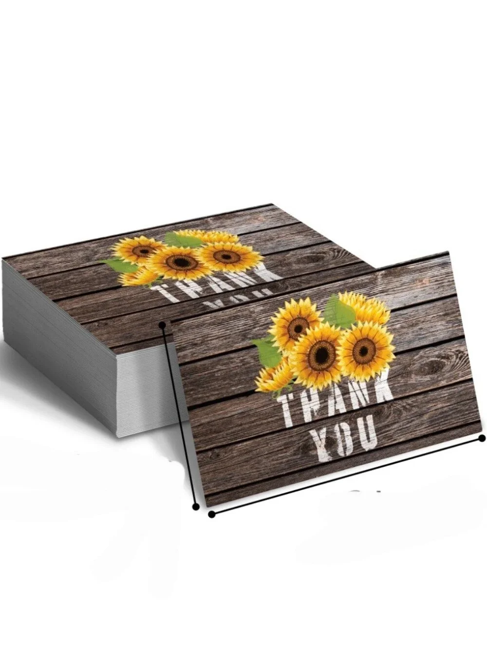 (25)10x13 POLYS + (25) 4x6 THANK YOU CARDS